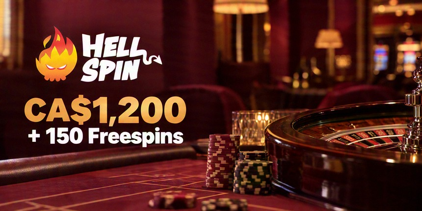 Online Casino Hell Spin CA$1,200 + 150 Freespins