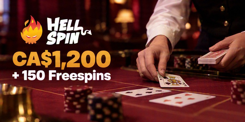 Table games Hell Spin CA$1,200 + 150 Freespins
