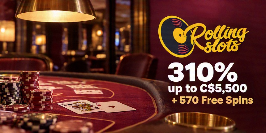 Table games Rolling Slots 310% up to C$5,500 + 570 Free Spins