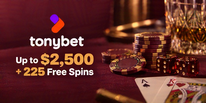 Table games Tonybet Up to $2,500 + 225 Free Spins